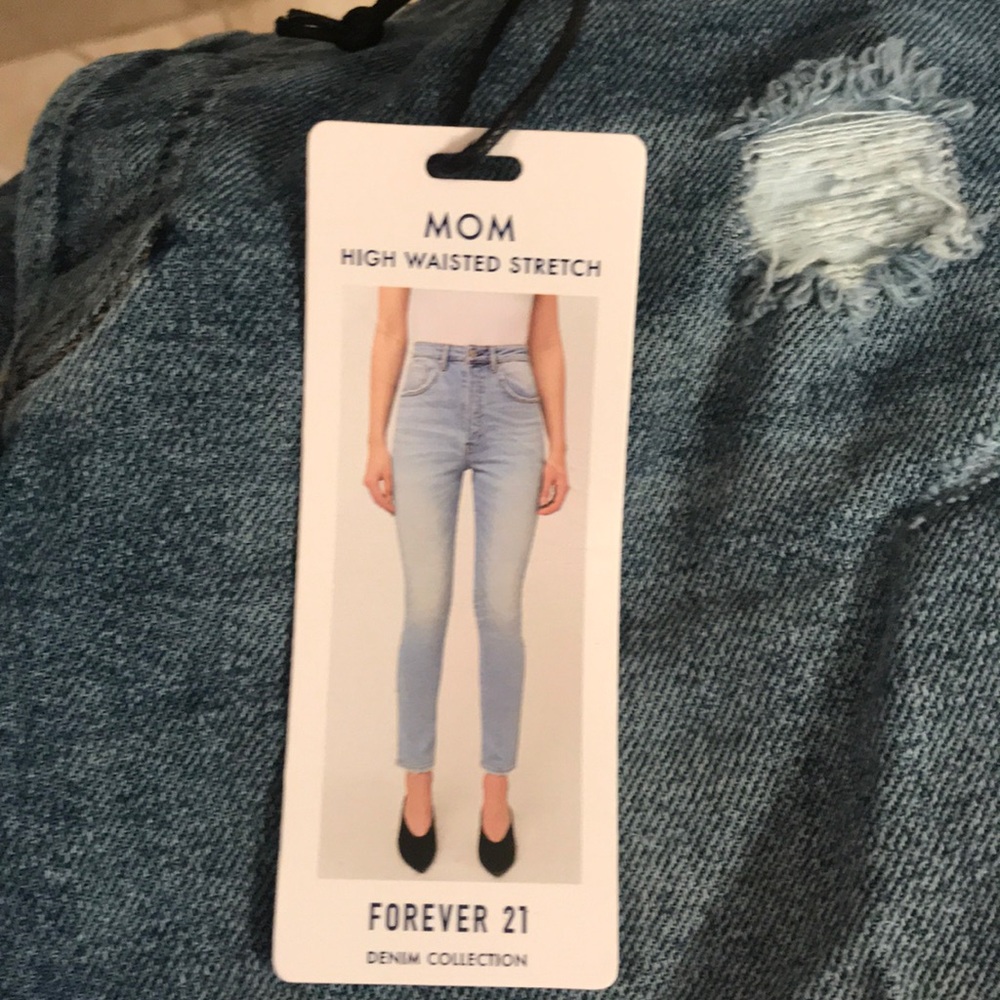 Forever 21 High Waist Mom Jeans
